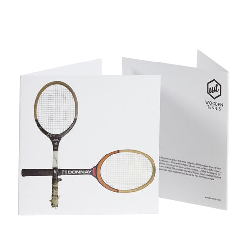 No. 2 Racket Two Racquets No. 2 Greeting Card